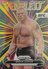Brock Lesnar [Gold] #15 Ufc Cards 2023 Panini Prizm UFC Fearless Prices