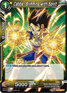 Cabba, Brimming with Spirit BT7-082 Dragon Ball Super Series 7 Pre-Release Promos