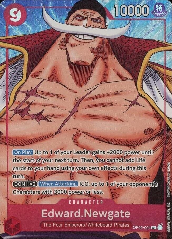 Edward.Newgate [Alternate Art] OP02-004 One Piece Paramount War