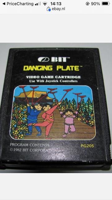 Dancing Plate PAL Atari 2600