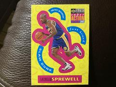 Latrell Sprewell Basketball Cards 1996 Collector's Choice Stick Ums 1 Prices