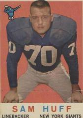 Sam Huff #51 Football Cards 1959 Topps Prices