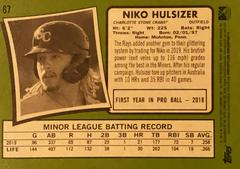 Rear | Niko Hulsizer Baseball Cards 2020 Topps Heritage Minor League