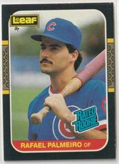 Rafael Palmeiro #43 Baseball Cards 1987 Leaf Prices