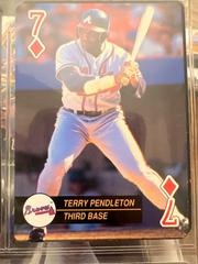 Terry Pendleton [7 of Diamonds] Baseball Cards 1992 U.S. Playing Card Aces Prices