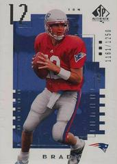 Tom Brady Football Cards 2000 SP Authentic Prices
