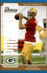 Aaron Rodgers #112 Football Cards 2005 Bowman Prices