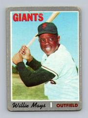 Willie Mays Baseball Cards 1970 Topps Prices