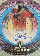Colton Cowser #PA-CC Baseball Cards 2022 Bowman Inception Prospect Autographs Prices