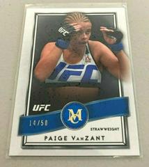 Paige VanZant [Sapphire] #8 Ufc Cards 2016 Topps UFC Museum Collection Prices