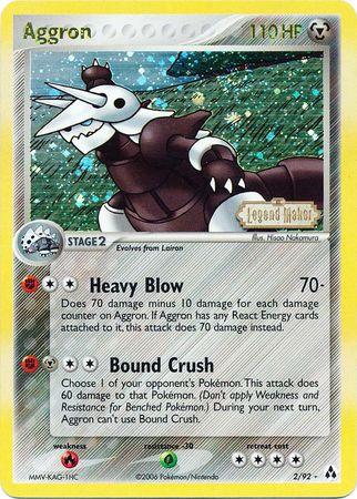 Aggron [Reverse Holo] #2 Pokemon Legend Maker