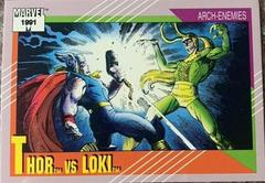 Thor vs. Loki #120 Marvel 1991 Universe Prices