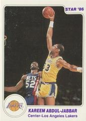 Kareem Abdul-Jabbar #26 Basketball Cards 1986 Star Prices