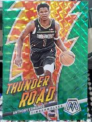 Anthony Edwards [Orange Fluorescent] #15 Basketball Cards 2022 Panini Mosaic Thunder Road Prices