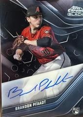 Brandon Pfaadt Baseball Cards 2023 Topps Chrome Black Autographs Prices
