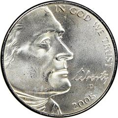 2005 D [SMS BISON] Coins Jefferson Nickel Prices