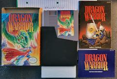 Box, Cartridge, Manual, Sleeve And Styrofoam  | Dragon Warrior NES