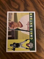 Chris Snyder #354 Baseball Cards 2009 Topps Heritage Prices