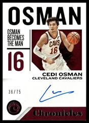 Cedi Osman [Autograph] #CS-CO Basketball Cards 2019 Panini Chronicles Prices