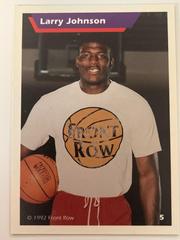 Back | Larry Johnson Basketball Cards 1992 Front Row Dream Picks