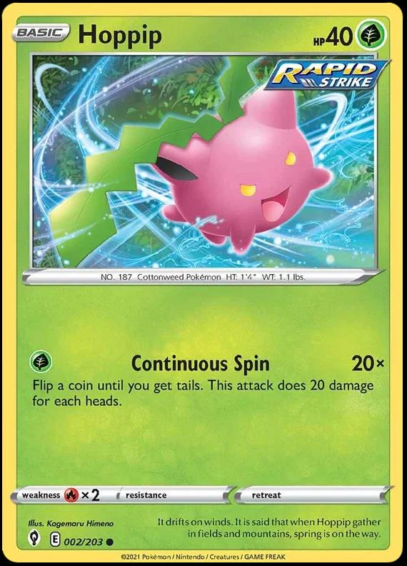 Hoppip 2 Prices Pokemon Evolving Skies Pokemon Cards
