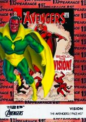 Vision [Blue Foil] Marvel 2022 Ultra Avengers 1st Appearances Prices