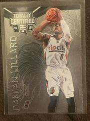 Damian Lillard #115 Basketball Cards 2014 Panini Totally Certified Prices