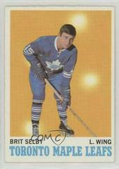 Brit Selby Hockey Cards 1970 Topps Prices