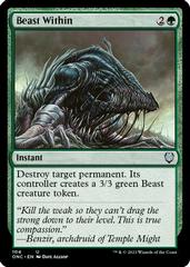 Beast Within Magic Phyrexia: All Will Be One Commander Prices