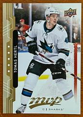 Tomas Hertl [Gold] #94 Hockey Cards 2018 Upper Deck MVP Prices