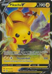 Pikachu V #043 (Battle Academy Stamp) | Pikachu V Pokemon Vivid Voltage