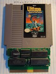 Cartridge And Motherboard  | Ultima Quest of the Avatar NES