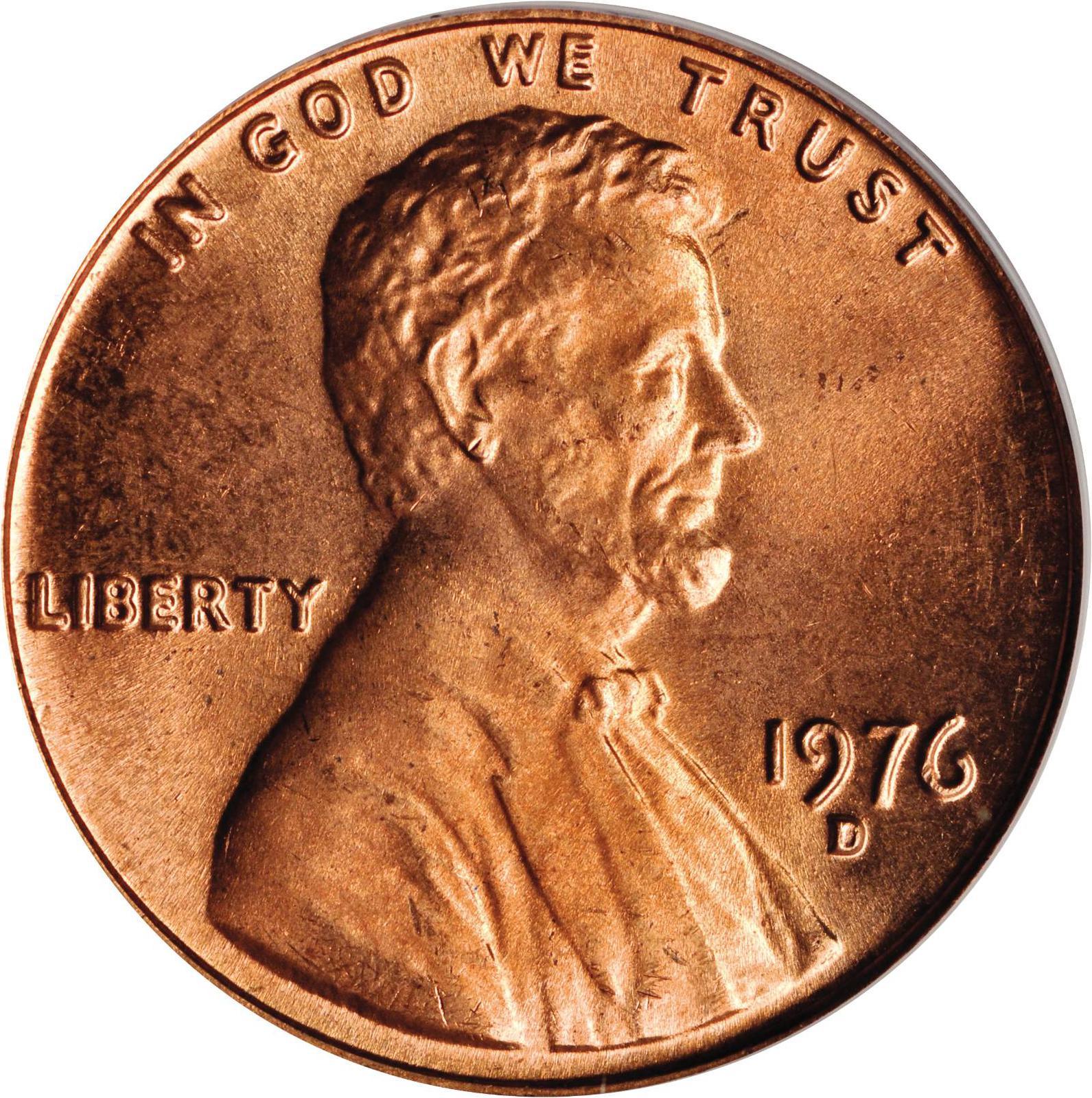 1976 D Coins Lincoln Memorial Penny