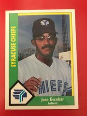 Jose Escobar #15 Baseball Cards 1990 CMC Syracuse Chiefs Prices
