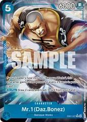 Mr. 1 Daz.Bonez [Alternate Art] EB01-027 One Piece Extra Booster Memorial Collection Prices