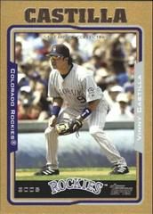 Vinny Castilla [Gold] #28 Baseball Cards 2005 Topps Prices