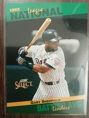 Gary Sheffield Baseball Cards 1993 Score Select Stat Leaders Prices