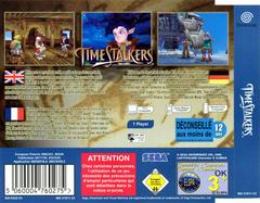 Back Cover | Time Stalkers PAL Sega Dreamcast