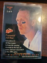 Rip Ba | Cal Ripken Jr Baseball Cards 1994 Score Cal Ripken Jr