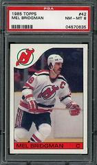 Mel Bridgman #42 Hockey Cards 1985 Topps Prices
