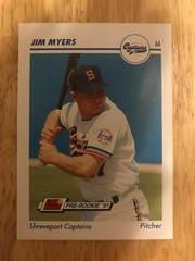 Jim Myers #314 Baseball Cards 1991 Impel Line Drive Pre Rookie AA Prices