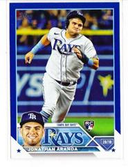 Jonathan Aranda [Royal Blue] #154 Baseball Cards 2023 Topps Prices