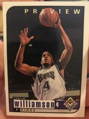 Corliss Williamson Basketball Cards 1998 UD Choice Preview Prices