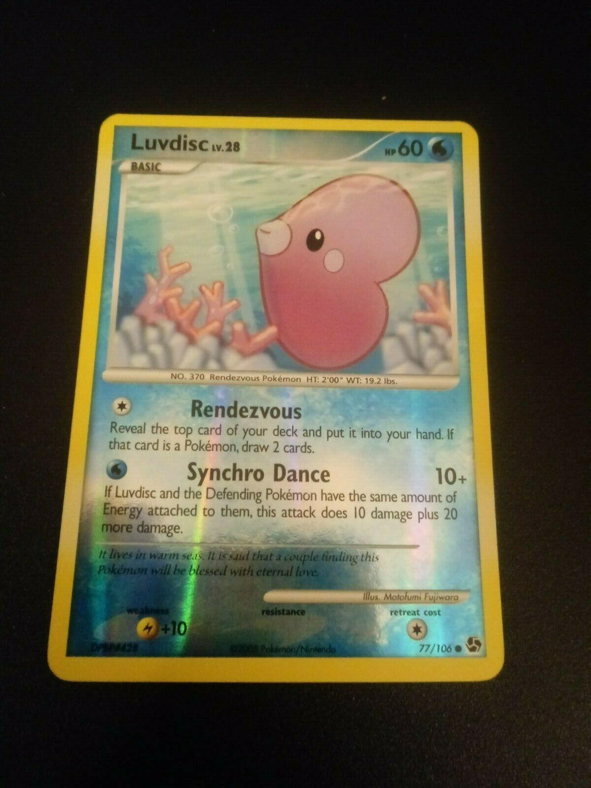 Luvdisc [Reverse Holo] #77 Prices | Pokemon Great Encounters | Pokemon ...