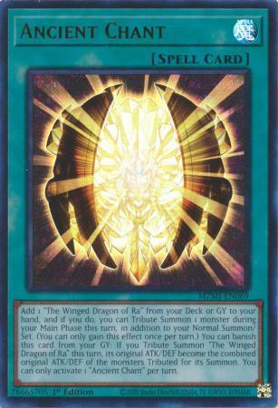 Ancient Chant MZMI-EN069 YuGiOh Maze of Millennia