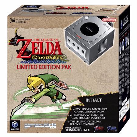 Gamecube Platinum System [Zelda Wind Waker Limited Edition] Cover Art