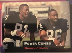 Tim Brown / Raghib Ismail Football Cards 1993 Pro Set Power Combos Prices