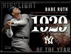Babe Ruth #H-32 Baseball Cards 2015 Topps Highlight of the Year Prices