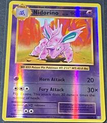 Nidorino 44/108 Reverse Holo Pokemon TCG XY Evolutions NM 
