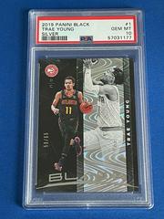 Trae Young [Silver] Basketball Cards 2019 Panini Black Prices